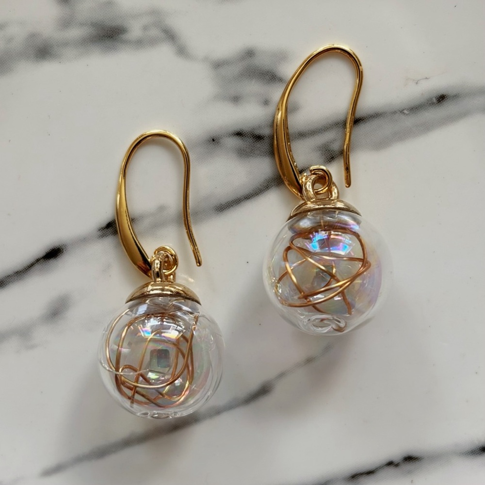 Globe Dangle Earrings